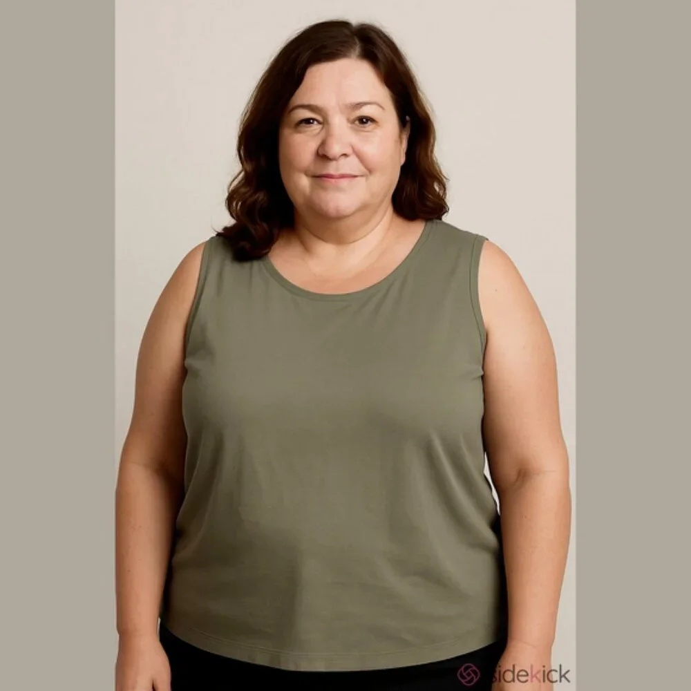 Size 3X Addition Elle grey camisole - Picture 1 of 5
